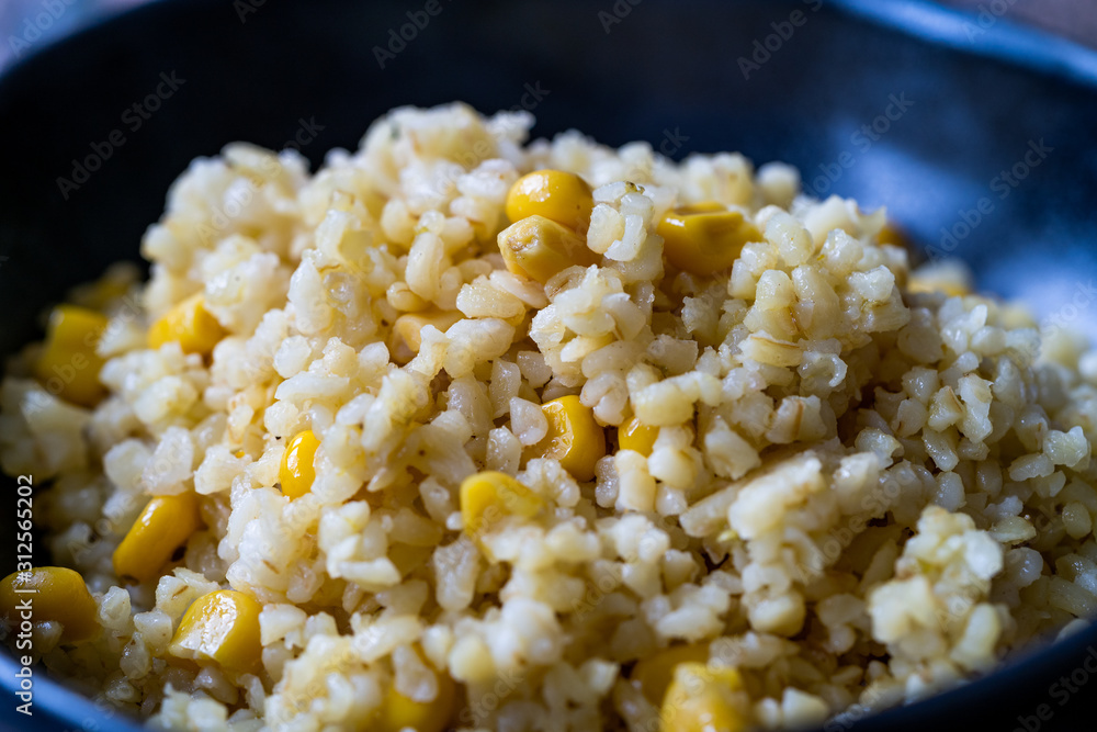 Corn Pulao / Rice with Corn Pilaf or Pilav. Corn Pulao / Rice with Corn Pilaf or Pilav.