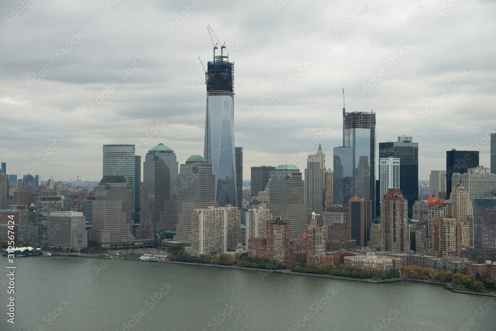 Naklejka premium Hurricane Sandy, New York