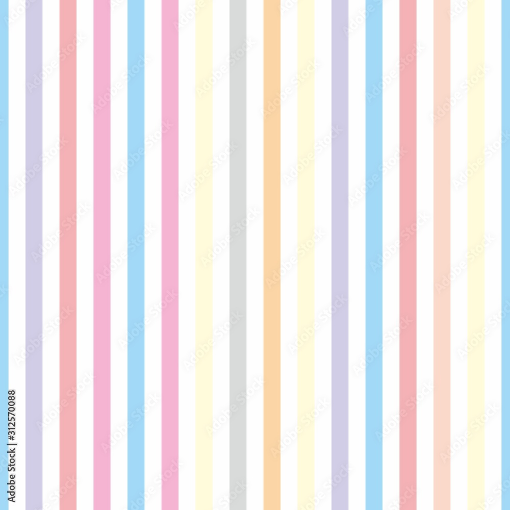Seamless vector pastel stripes background or pattern illustration. Desktop wallpaper with colorful yellow, red, pink, green, blue, orange and violet stripes for kids website background Seamless vector pastel stripes background or pattern illustration. Desktop wallpaper with colorful yellow, red, pink, green, blue, orange and violet stripes for kids website background