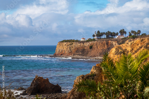 Colorful view of Point Vicente Lighthouse