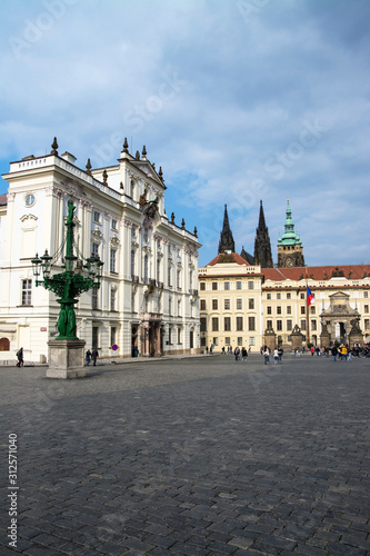 Erzbischöfliches Palais am Hradschin-Platz, Prag, Tschechische Republik