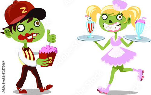 zombie cartoon