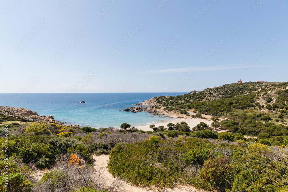 Wilderness bay in the mediterranean sea Wilderness bay in the mediterranean sea