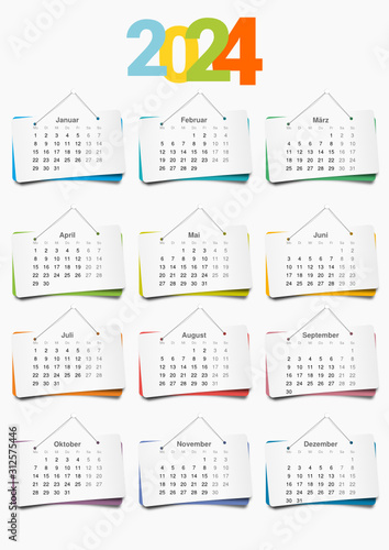 2024 Deutsch Kalender