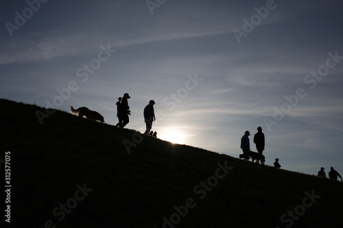 Canvas Print Bernal heights park in San francisco