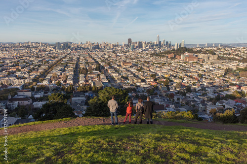 Photography Bernal heights park in San francisco