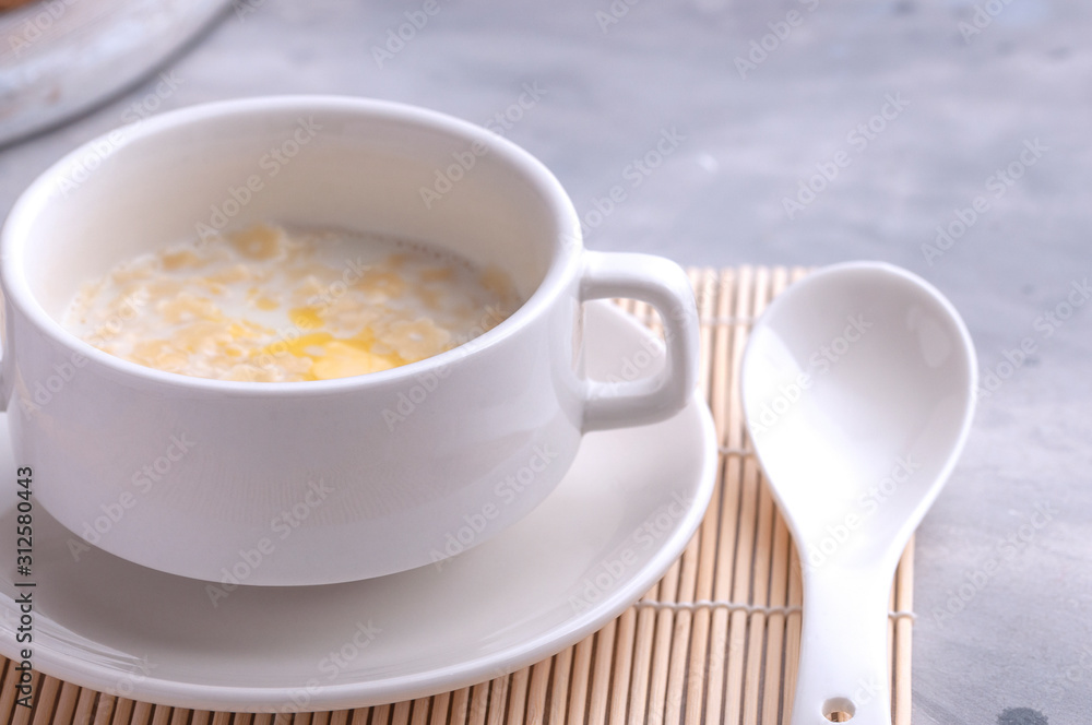 Tasty soup for children. Interesting stars in the soup. Tasty soup for children. Interesting stars in the soup.