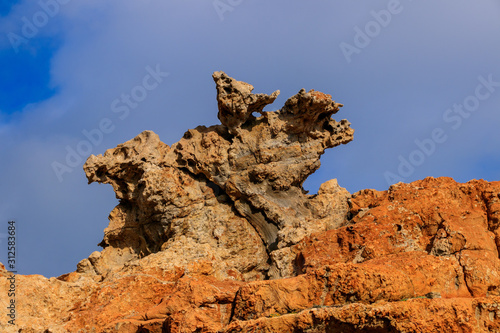 red rocks and sky