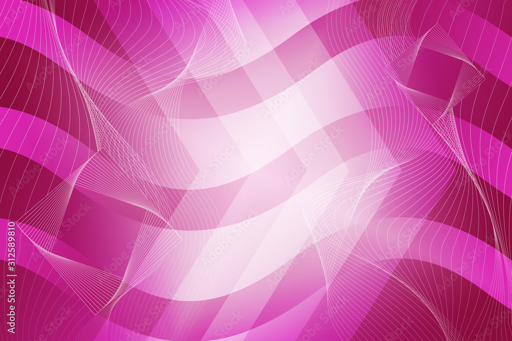 Fototapeta premium abstract, pink, design, wallpaper, illustration, purple, light, backdrop, texture, pattern, art, graphic, color, fractal, lines, violet, blue, red, wave, futuristic, digital, bright, ray, flow, curve