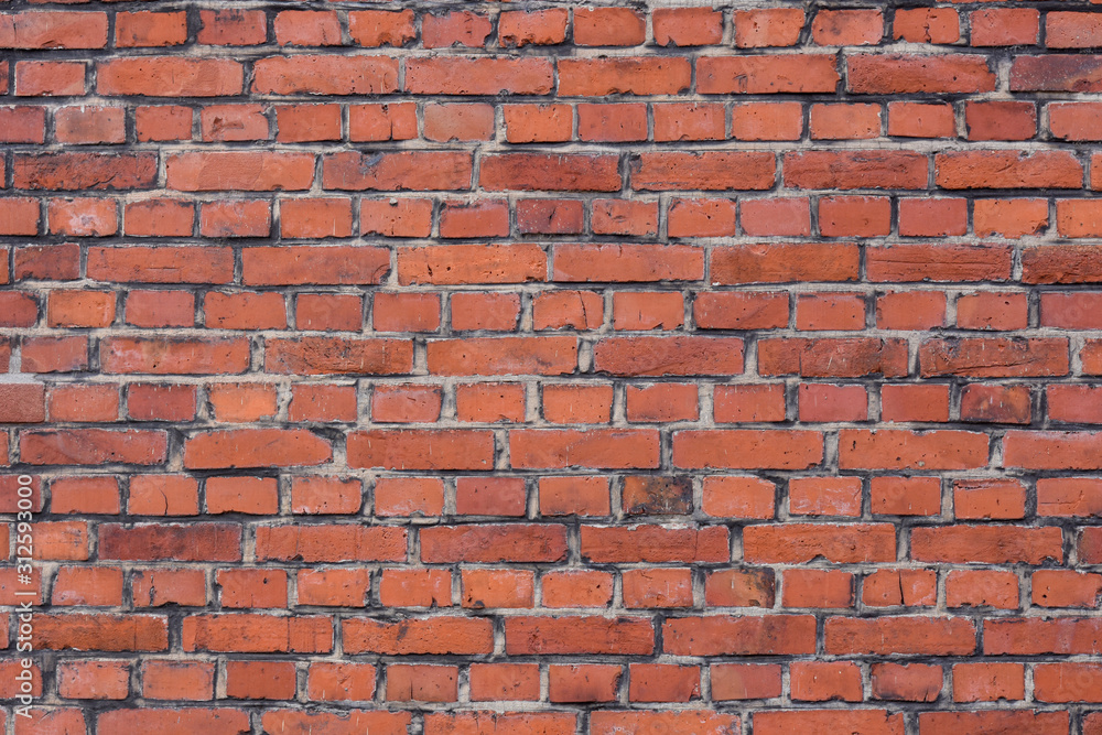 Fototapeta premium red brick wall background