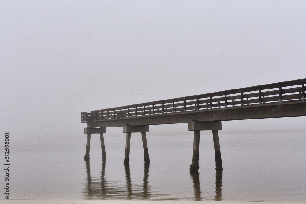 Obraz premium pier on the lake