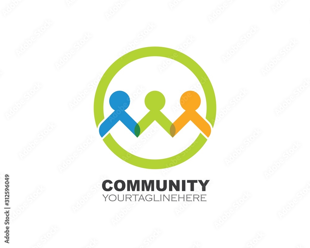 Community, network and social icon design Community, network and social icon design