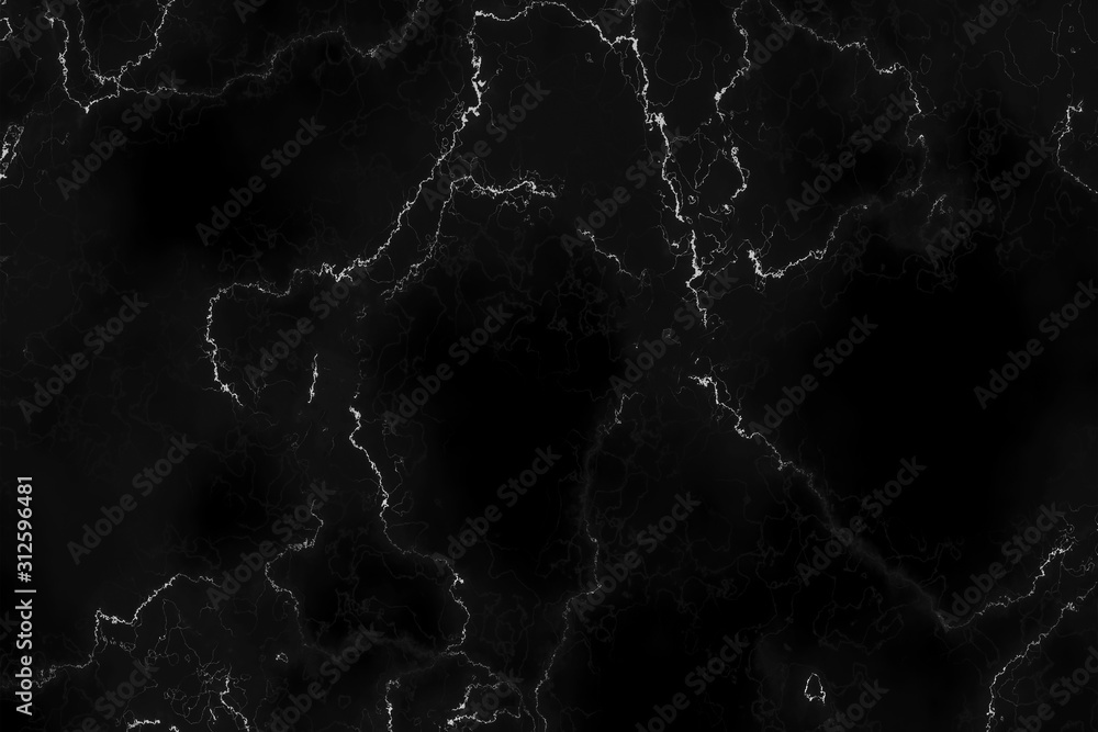 Black marble texture with white veins.Natural patterns for design art ...