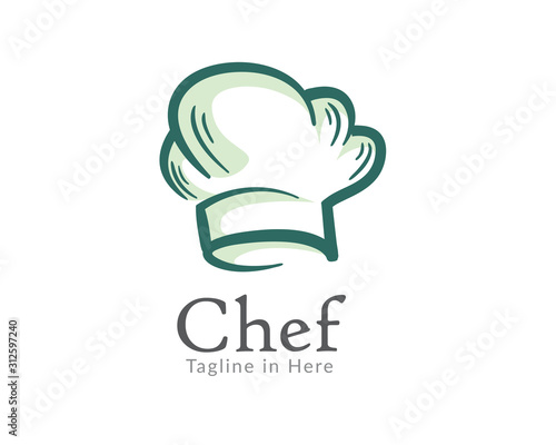 Chef Hat Logo Template - Bakery Logo Vector