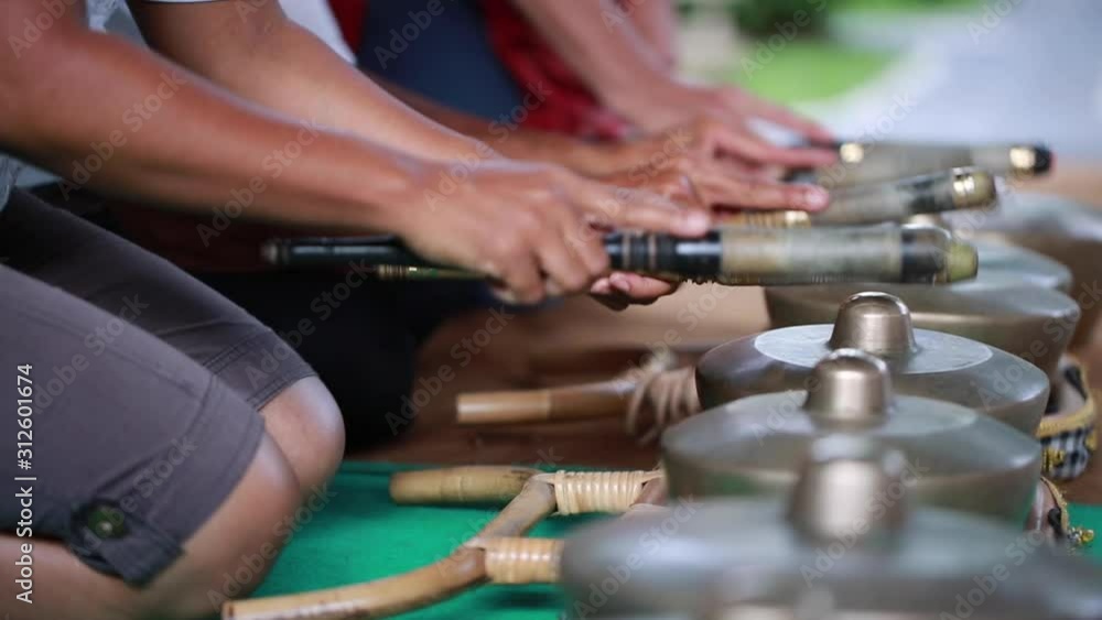 Playing Gamalan in Bali Playing Gamalan in Bali