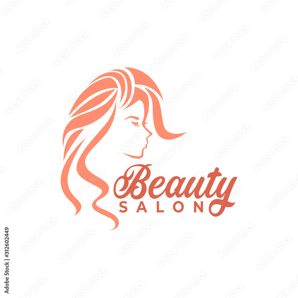 beauty salon logo design with modern concepts on white background vector template beauty salon logo design with modern concepts on white background vector template