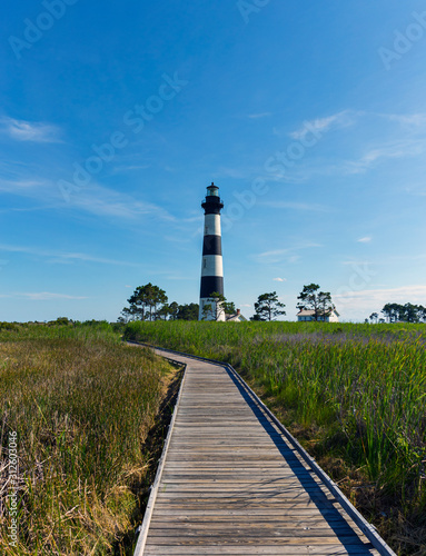 Bodie Island Lighthouse in Outer Banks  North Carolina