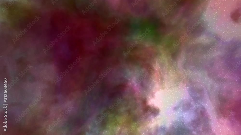 Beautiful Background Multicolored Galaxy and Nebula In Space Slow Swirling Beautiful Background Multicolored Galaxy and Nebula In Space Slow Swirling