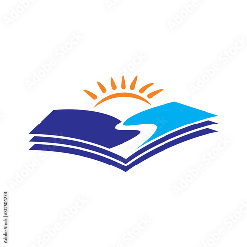 road line in book, sunrise future