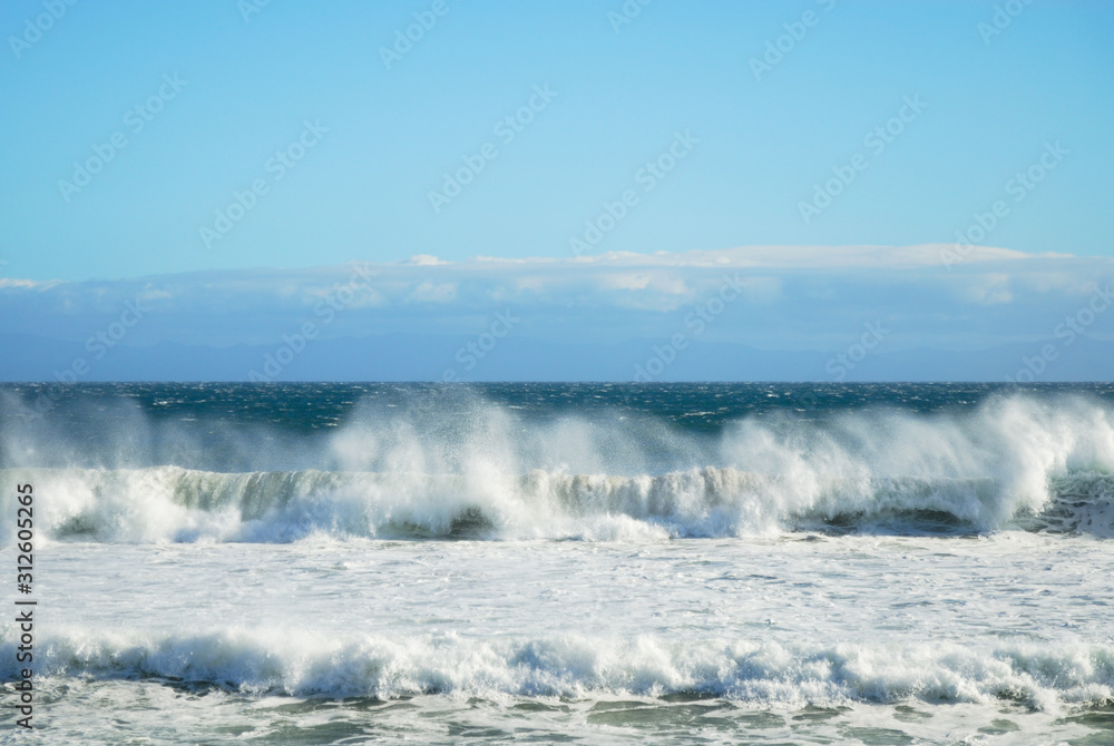 海　波　素材