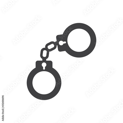handcuffed icon, handcuff icon, cuff icon