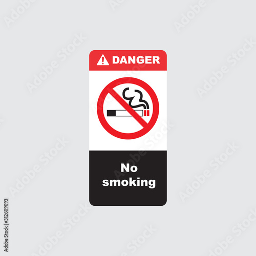No smoking sign icon design. vector illustration Free Download No smoking sign icon design. vector illustration - GFXLoad