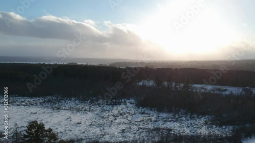 Wallpaper Mural The bayside of Lake Superior during the winter time. Torontodigital.ca