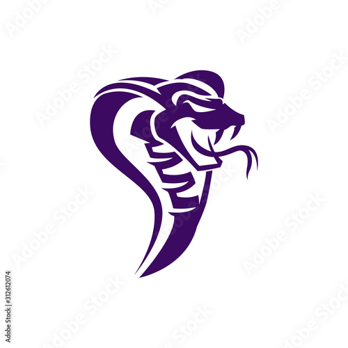 king cobra logo template design Vector illustration
