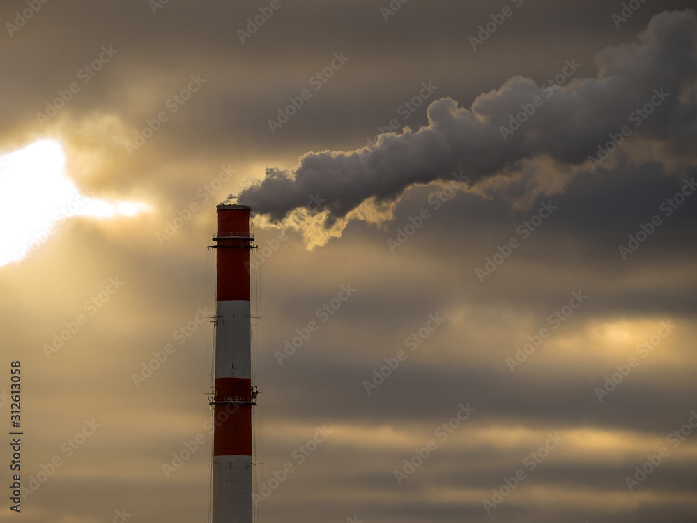 Smoke from a pipe Smoke from a pipe