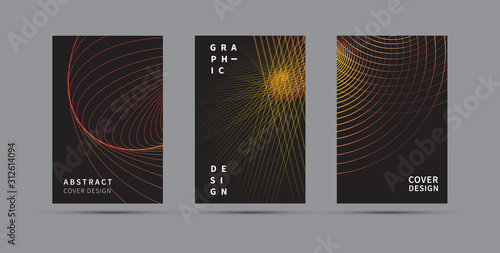 Abstract covers design template. Abstract lines modern background. Cover templates for catalog, brochure, poster, portfolio. Geometric patterns. Vector illustration. © Alano Design