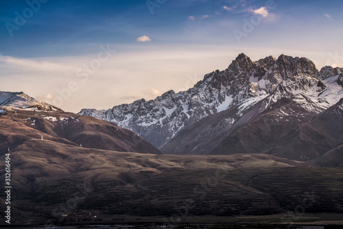 Yala Mountain one of the most popular mountain treks in the Sichuan region, China