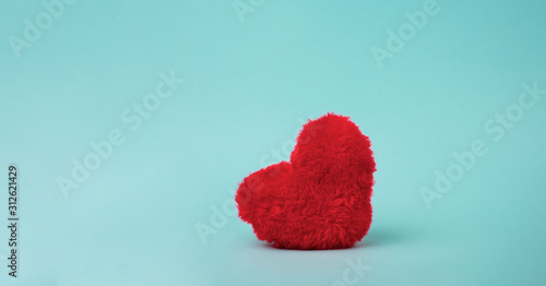 Furphy red heart. Symbol of Love and Valentine's Day. Valentine's Day concept photo. photo