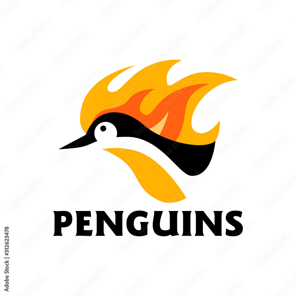 Penguin Logo design vector template Penguin Logo design vector template