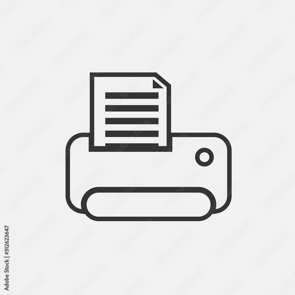 printer icon vector for web and graphic design printer icon vector for web and graphic design