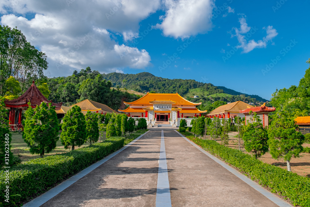 The Martyr's Memorial Hall (Chinese Division 93 Memorial), Doi Mae Salong, Chiang Rai, Thailand. The Martyr's Memorial Hall (Chinese Division 93 Memorial), Doi Mae Salong, Chiang Rai, Thailand.