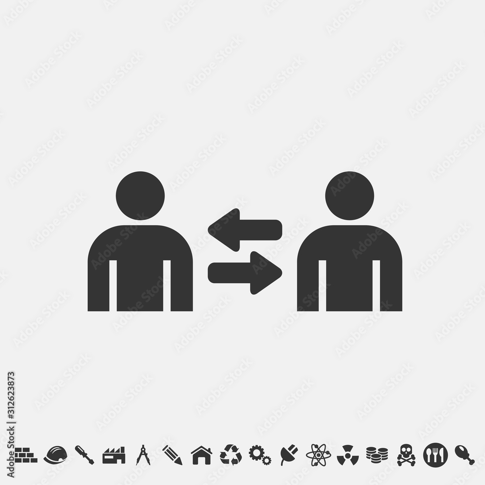 substitute icon vector for web and graphic design substitute icon vector for web and graphic design