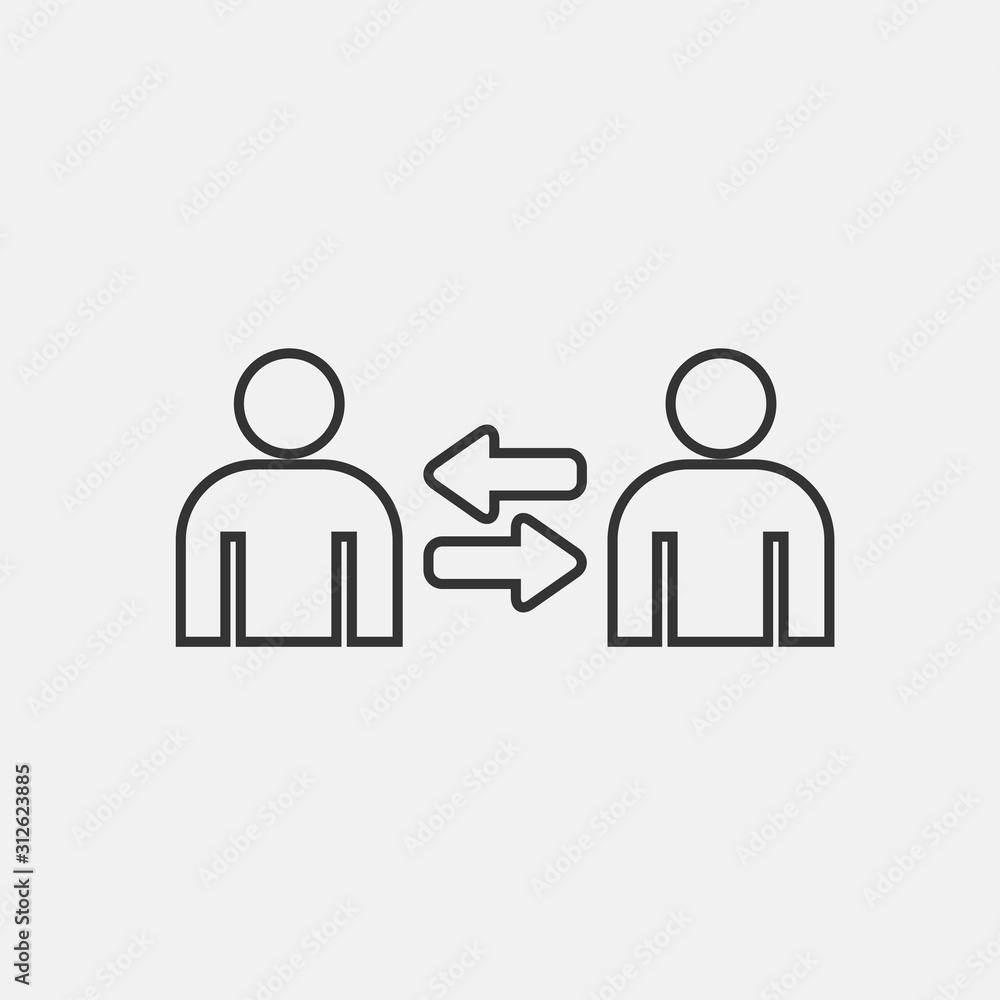 substitute icon vector for web and graphic design substitute icon vector for web and graphic design