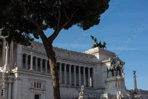 Monument of Victor Emanuil II in Rome photo