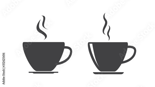 Coffee cup icon. Vector illustration