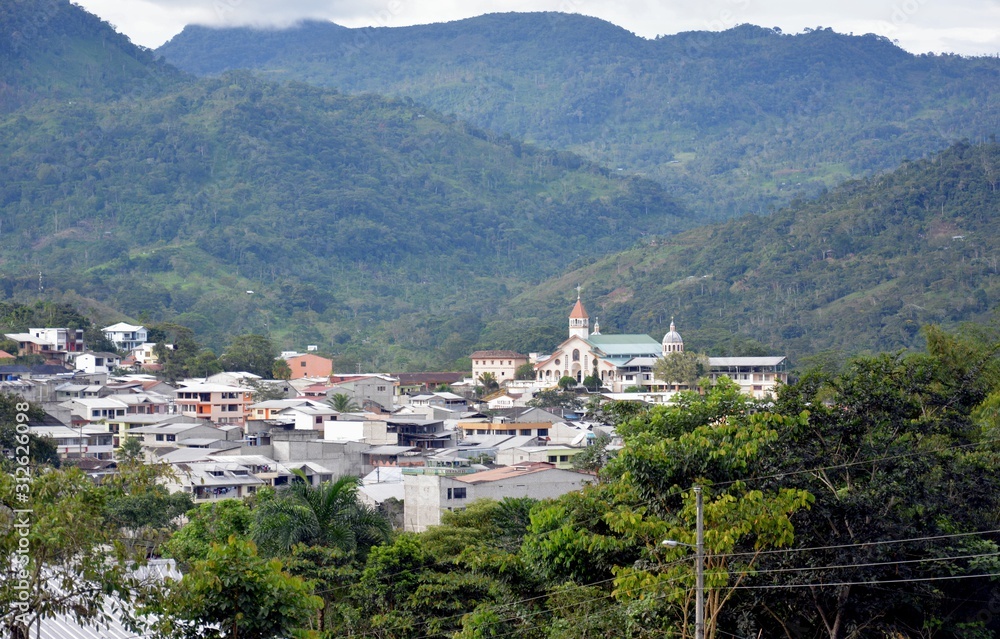 Fototapeta premium view of the city
