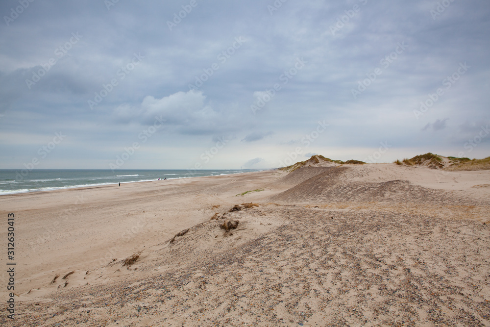 Holmsland Dunes next to Hvide Sande in Denmark Holmsland Dunes next to Hvide Sande in Denmark