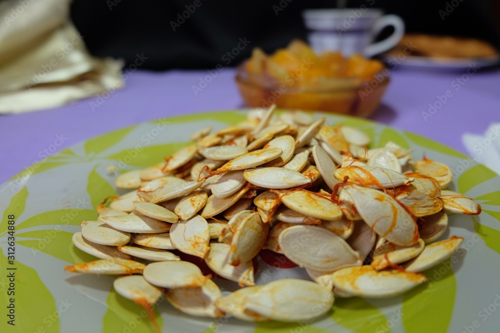 Pumpkin seeds are a valuable natural product. Pumpkin seeds are a valuable natural product.