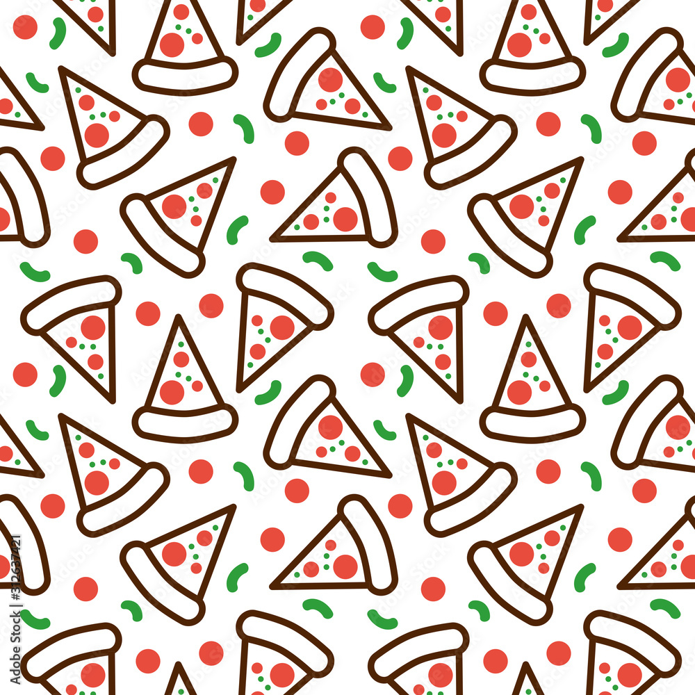 pizza fast food pattern seamless pizza fast food pattern seamless