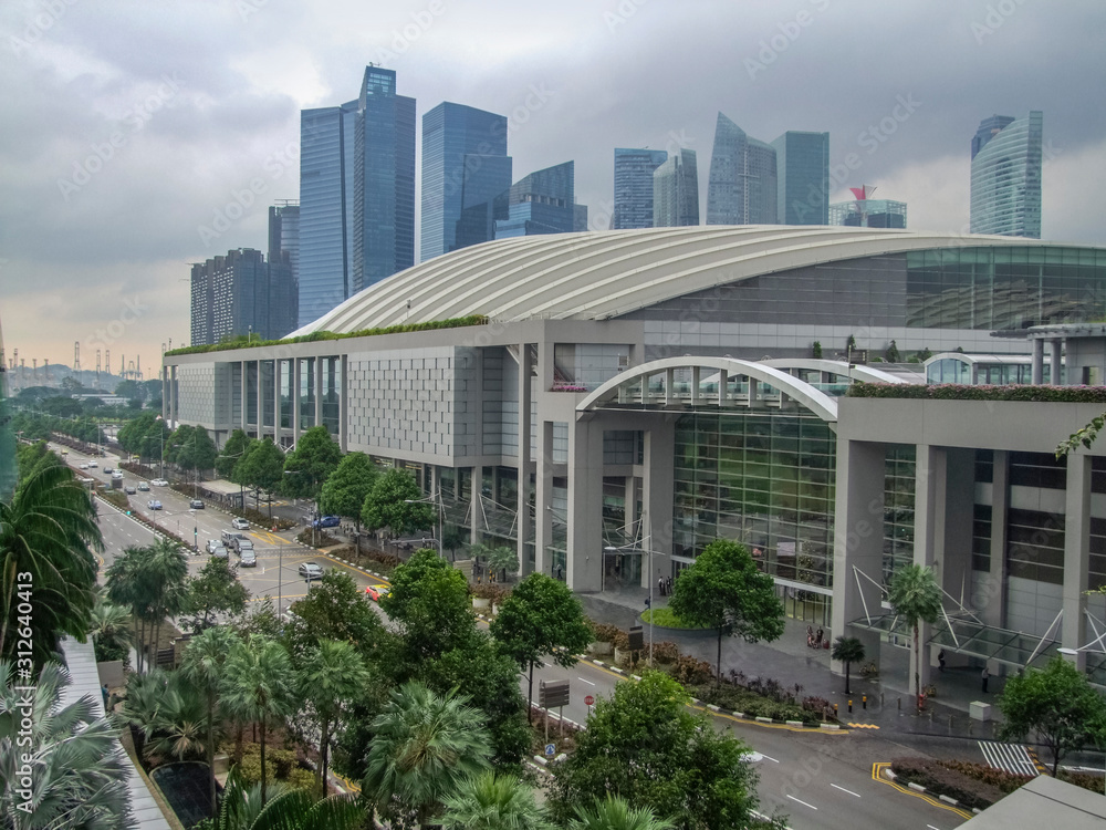 Fototapeta premium Singapore skyline