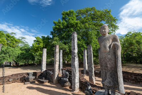 Ruins of the historical city of Polonnaruwa, Sri Lanka photo