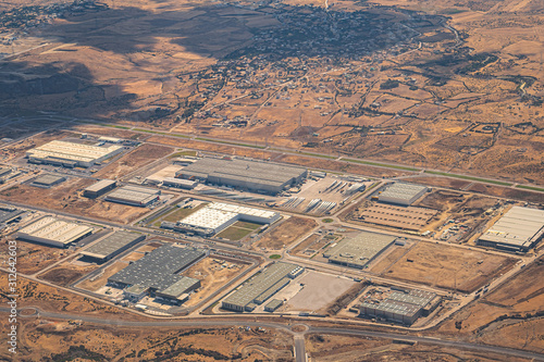 Aerial of Tangier automotive city