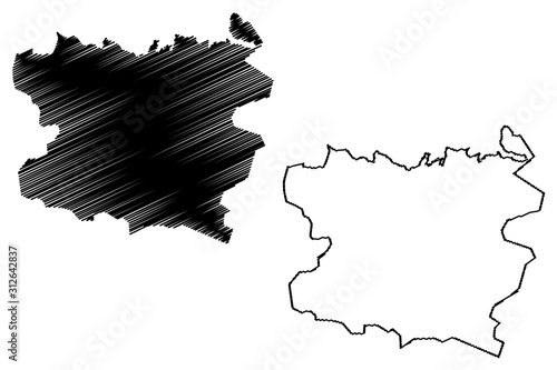 Lori Province (Republic of Armenia, Administrative divisions of Armenia) map vector illustration, scribble sketch Lori map..