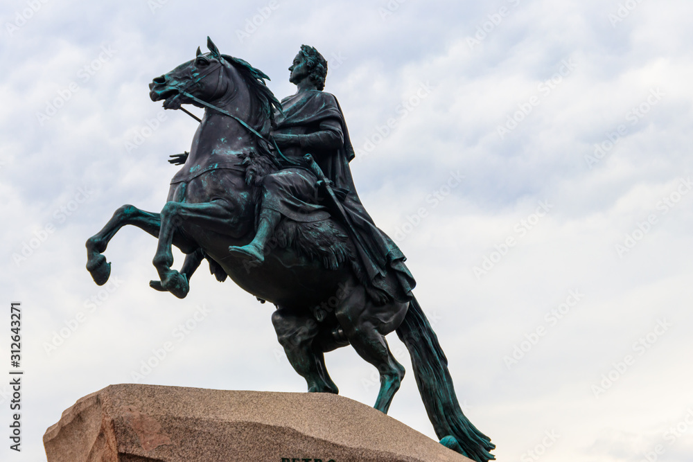 Monument to Peter the Great (Bronze horseman) in St. Petersburg, Russia Monument to Peter the Great (Bronze horseman) in St. Petersburg, Russia