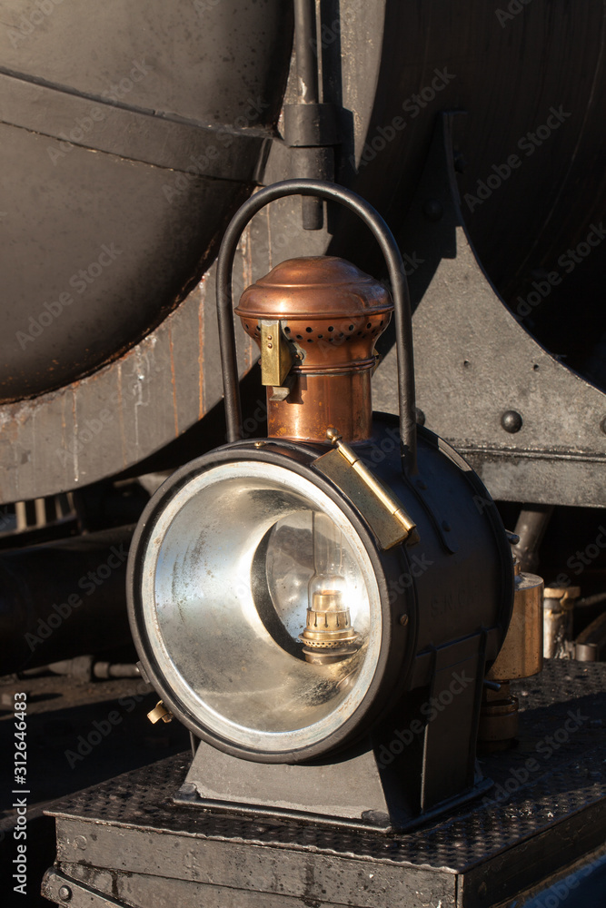 Fototapeta premium La lanterne de la locomotive