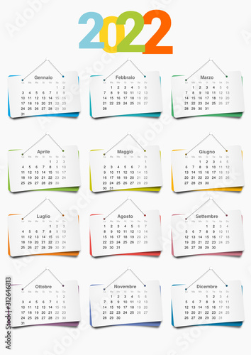 2022 Calendario
